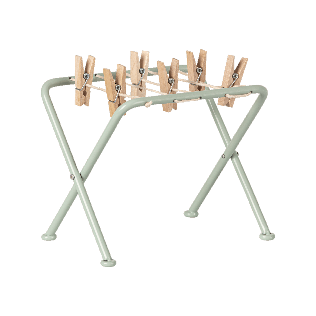 Miniature drying rack, Rabbit Dollhouse