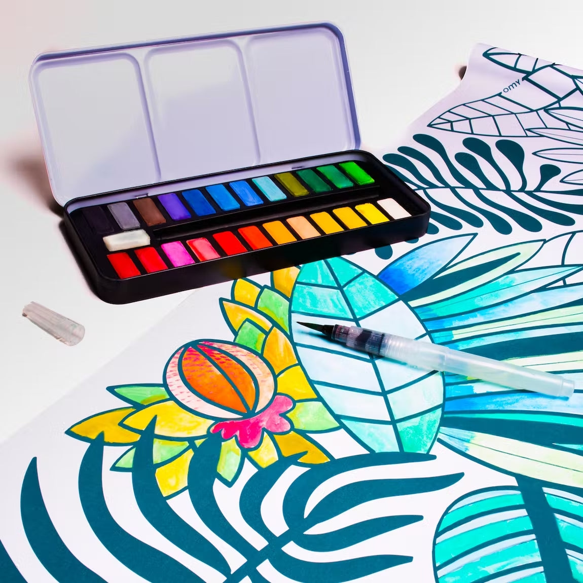 WATERCOLOR SET WITH BRUSH PEN