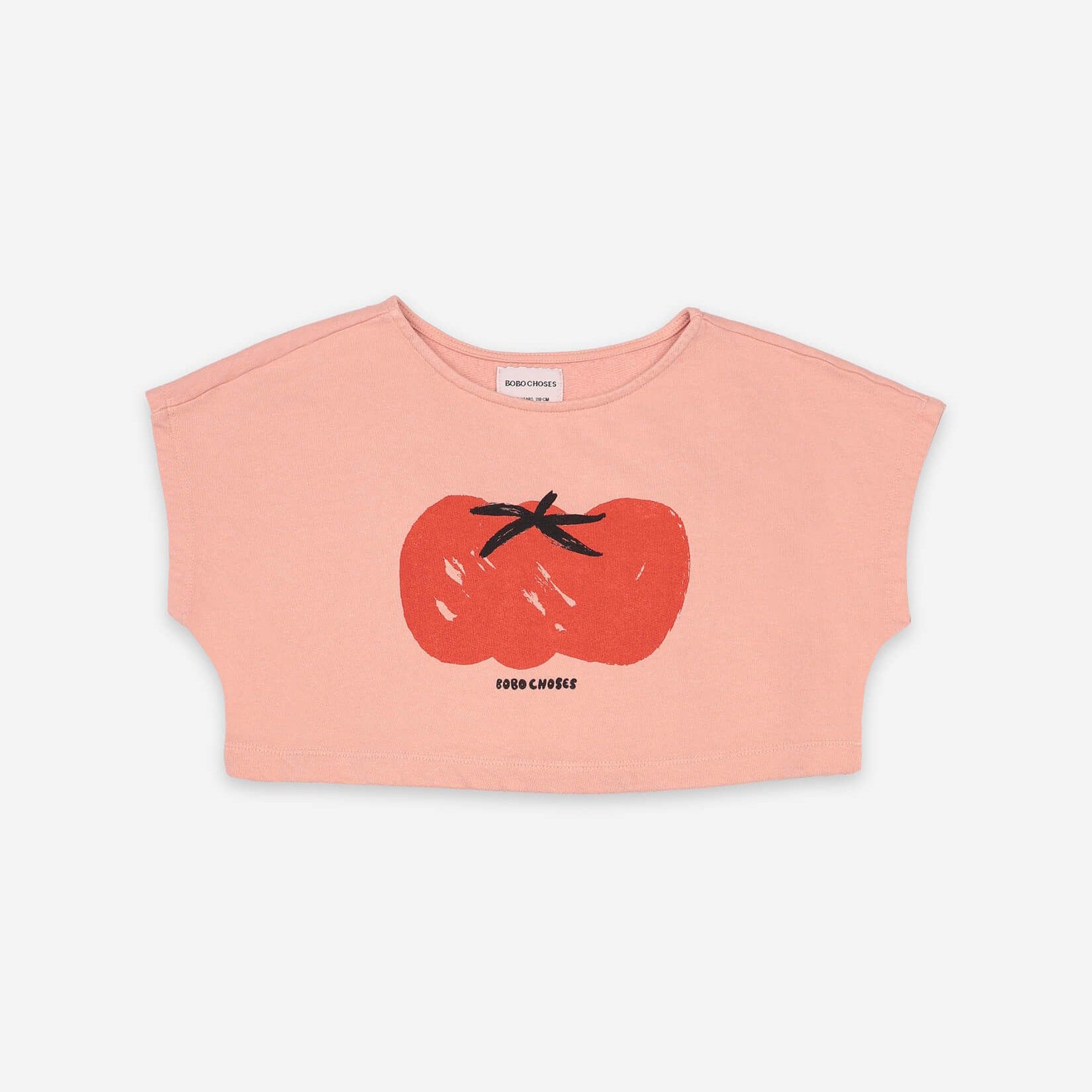 Tomato Cropped Sweatshirt