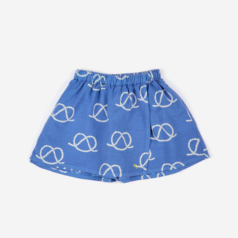 SAIL ROPE ALL OVER WOVEN SKIRT SHORTS