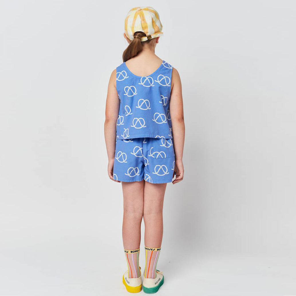 SAIL ROPE ALL OVER WOVEN SKIRT SHORTS