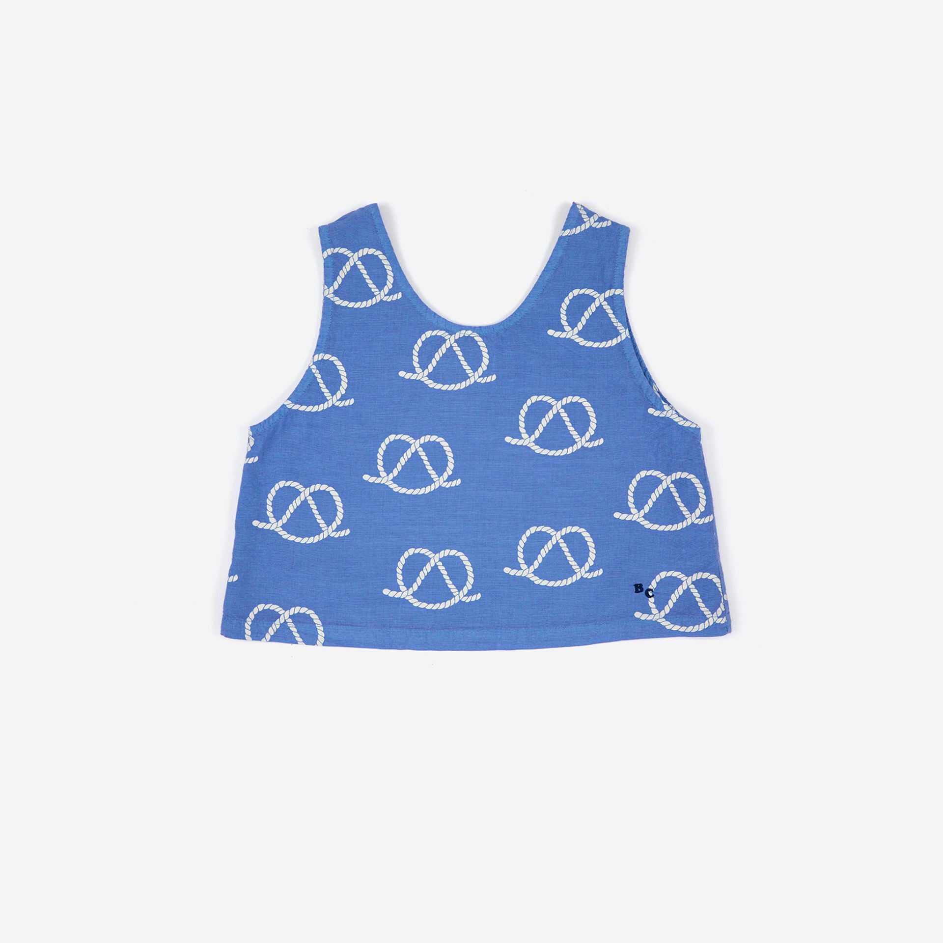 SAIL ROPE ALL OVER WOVEN TANK TOP
