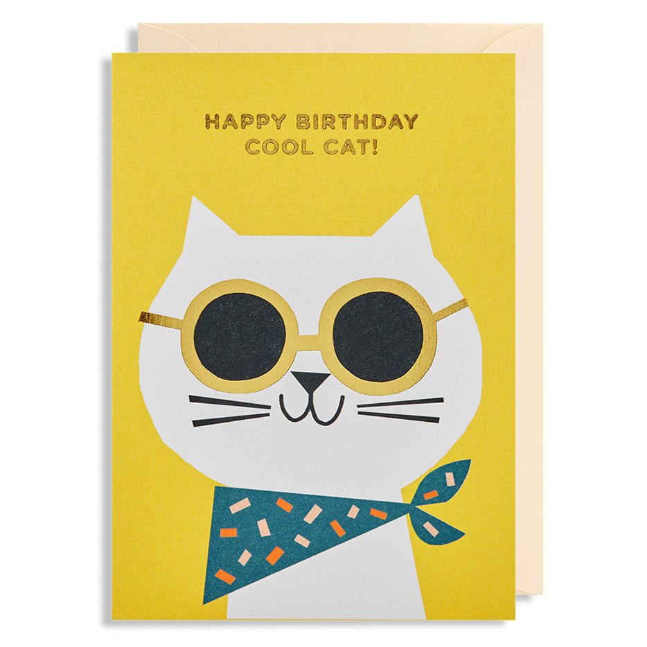 Happy Birthday - Cool Cat