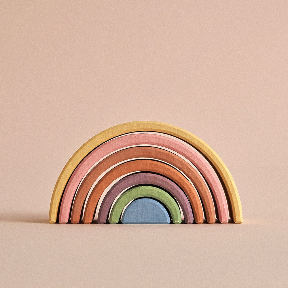 Pastel earth arch stacker