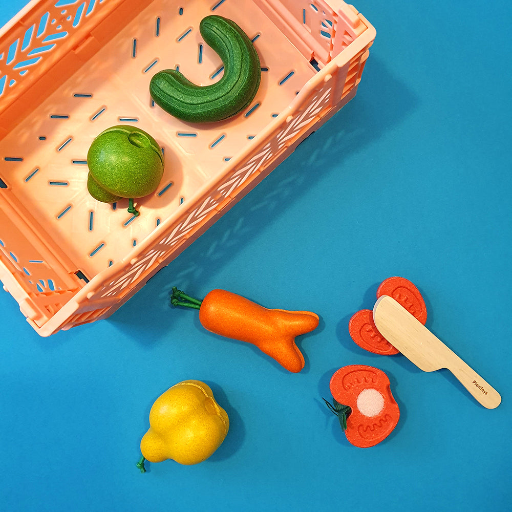 Juguete Set de Frutas y Verduras Wonky Plantoys