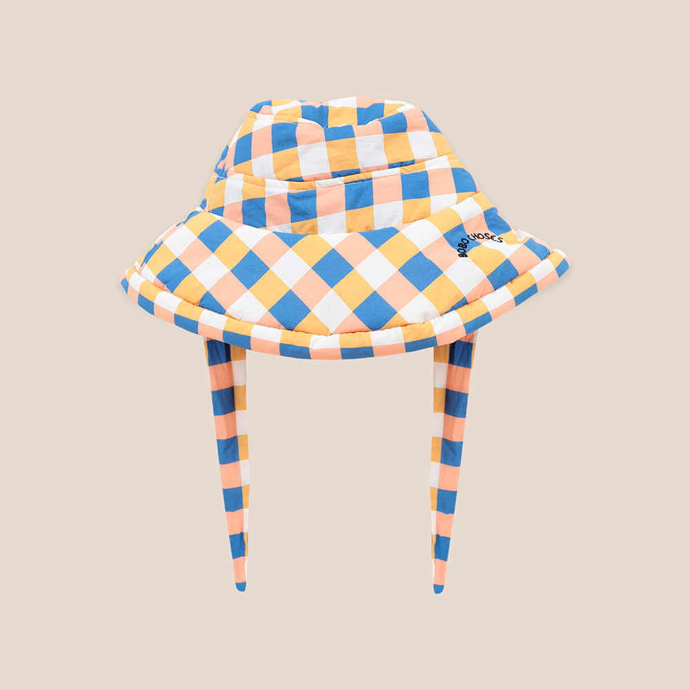 Checker winter hat