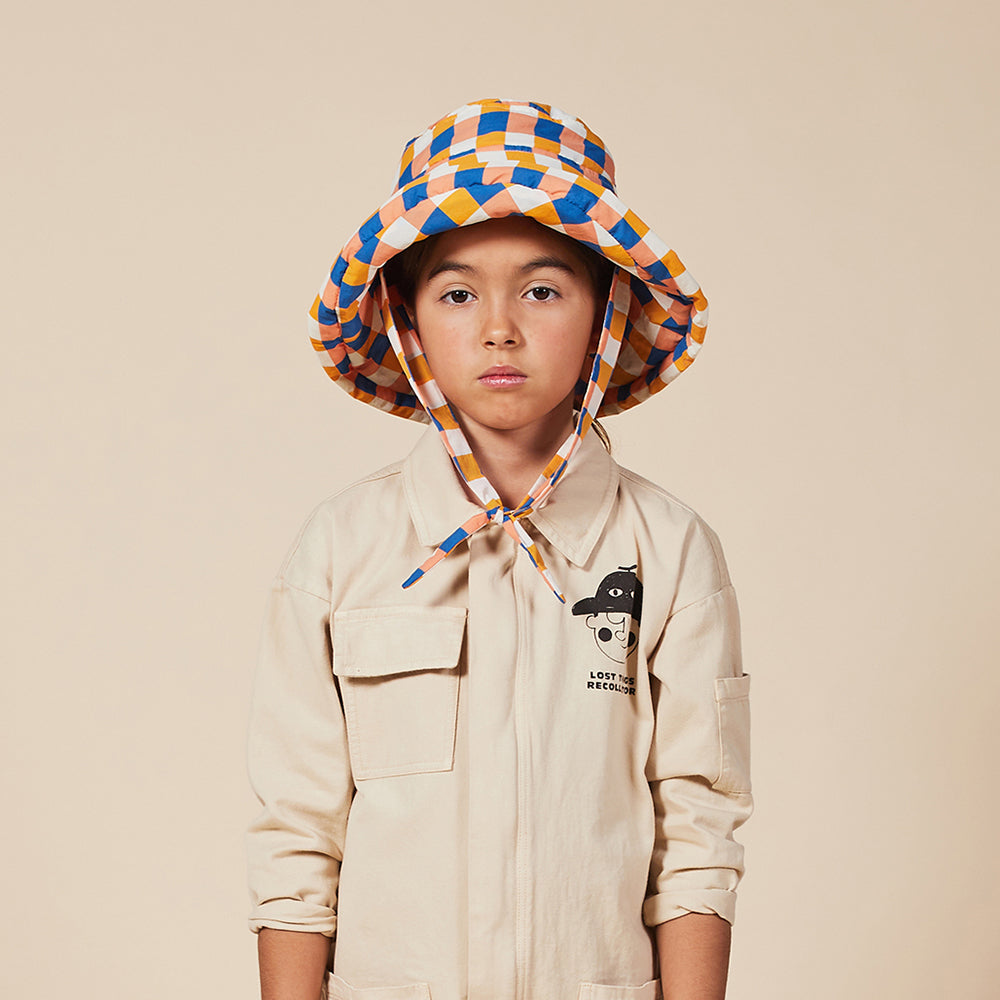 Checker winter hat