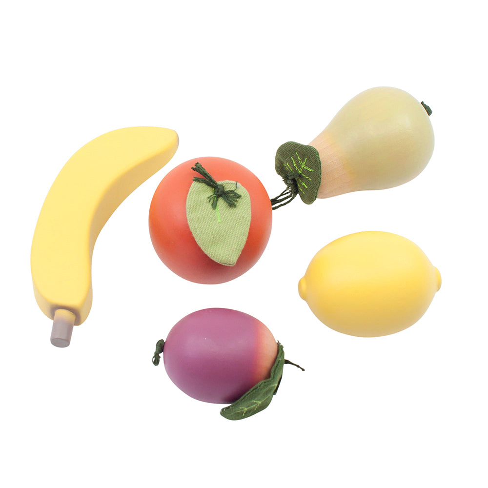 Wooden fruits