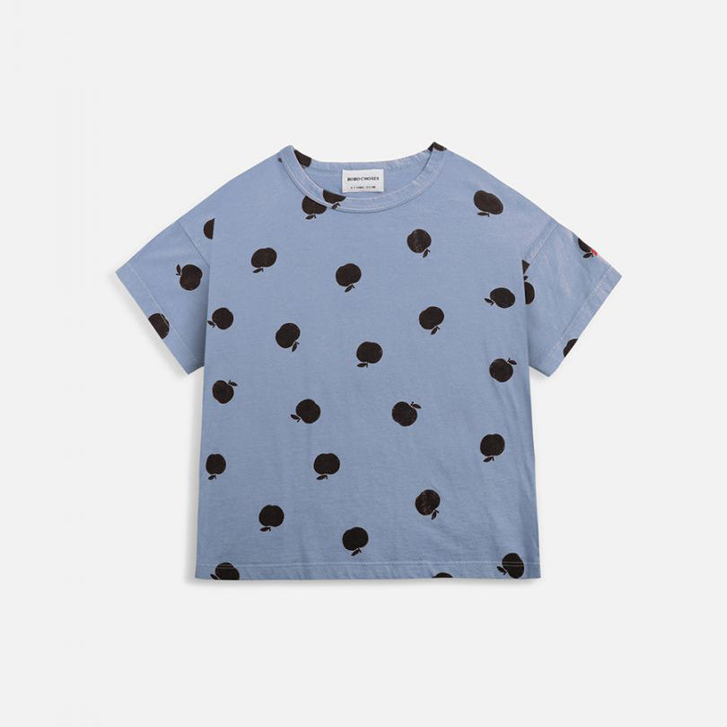 POMA ALLOVER BLUE T-SHIRT