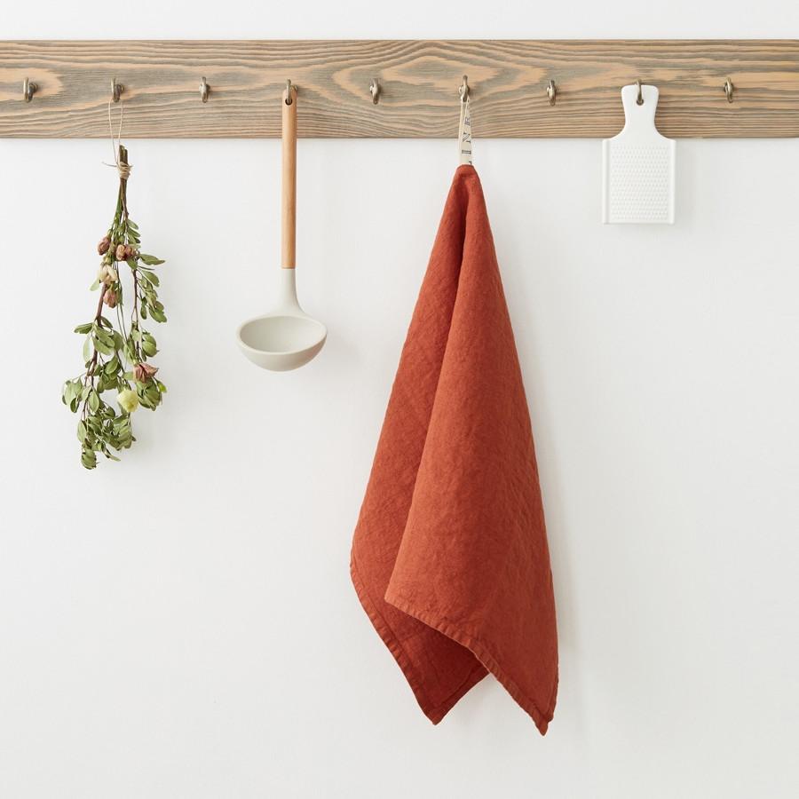 Washed Linen Tea Towel