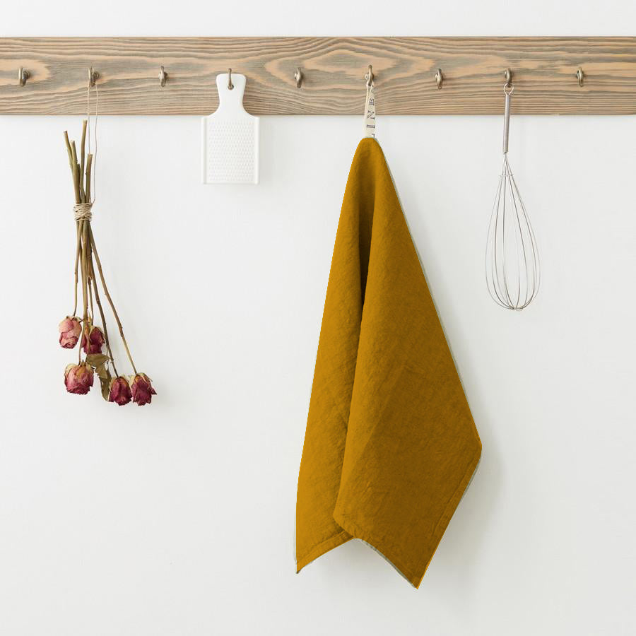 Washed Linen Tea Towel