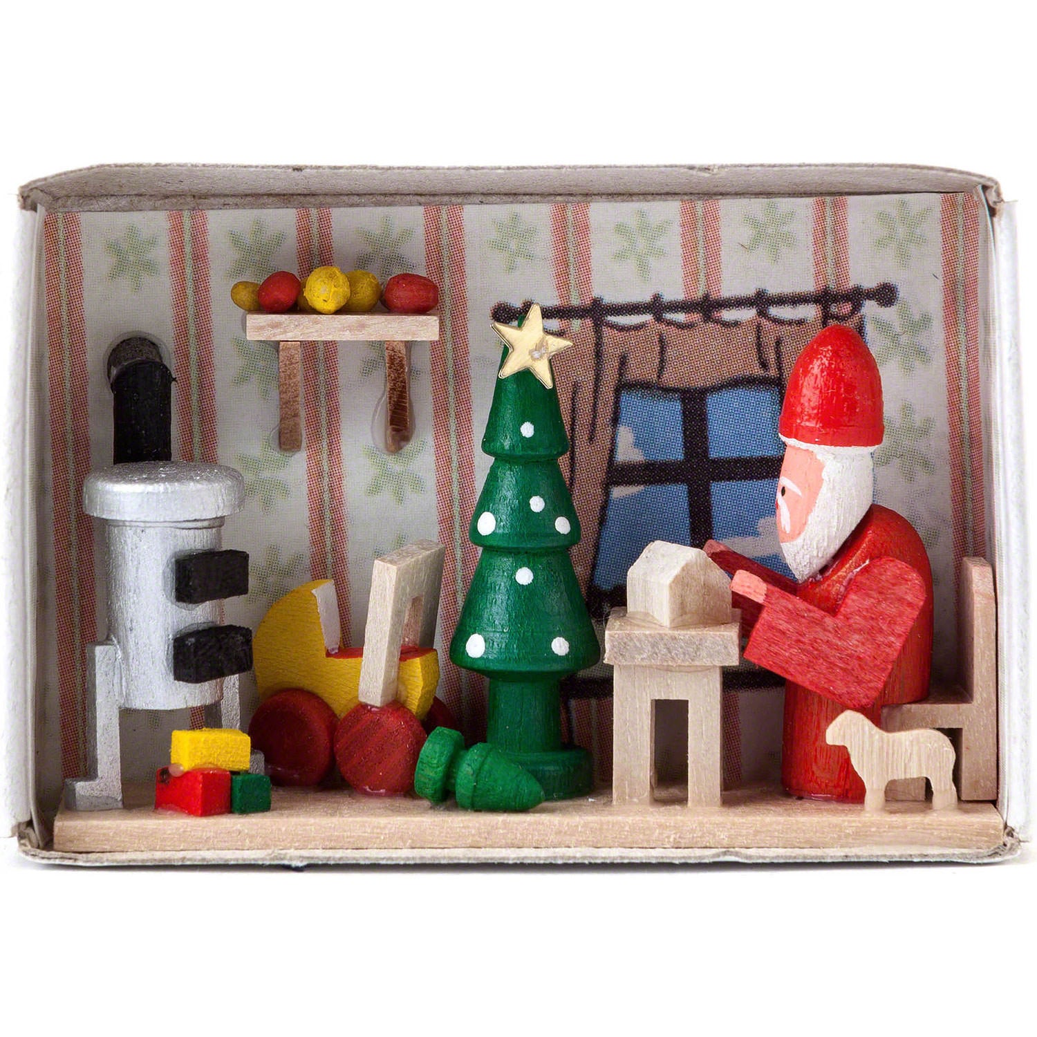 Miniature Christmas Matchbox