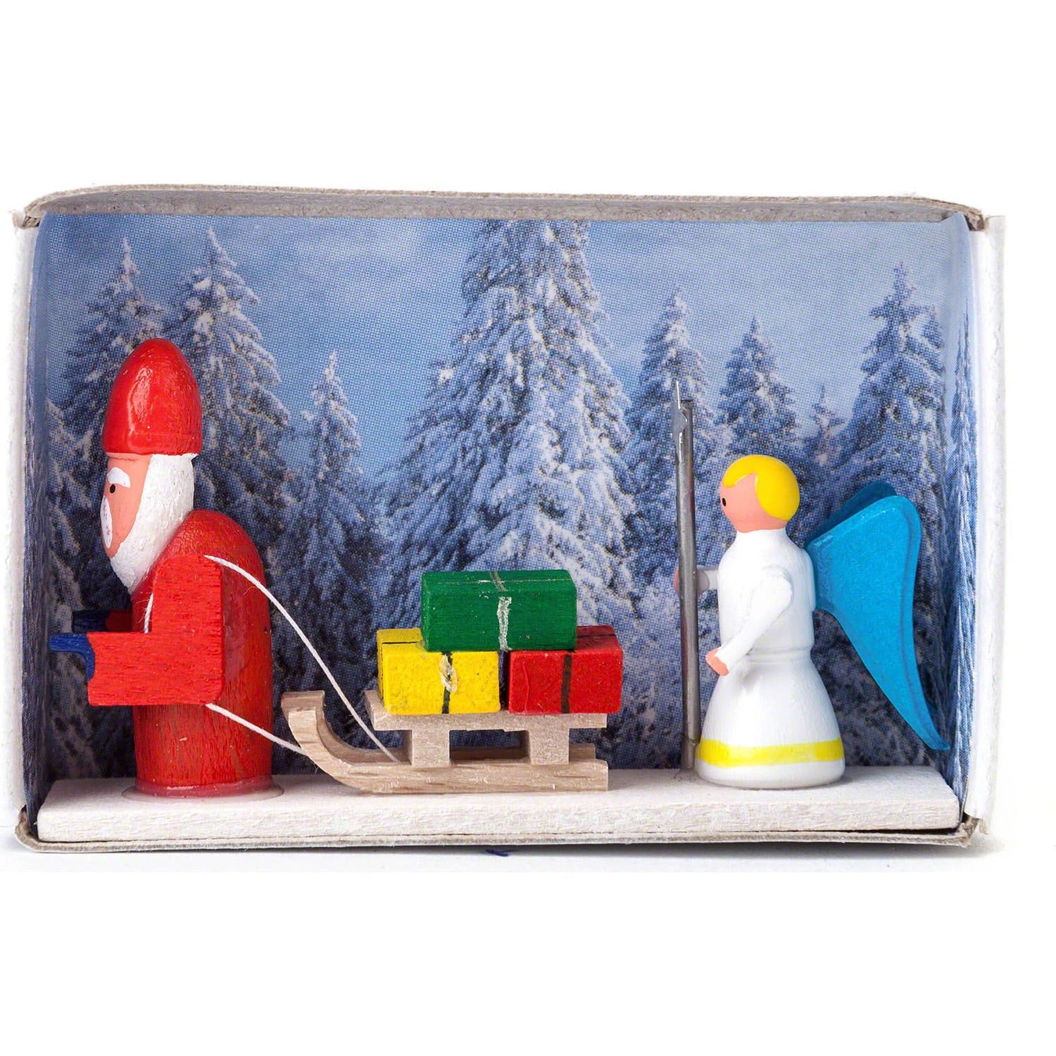 Miniature Christmas Matchbox