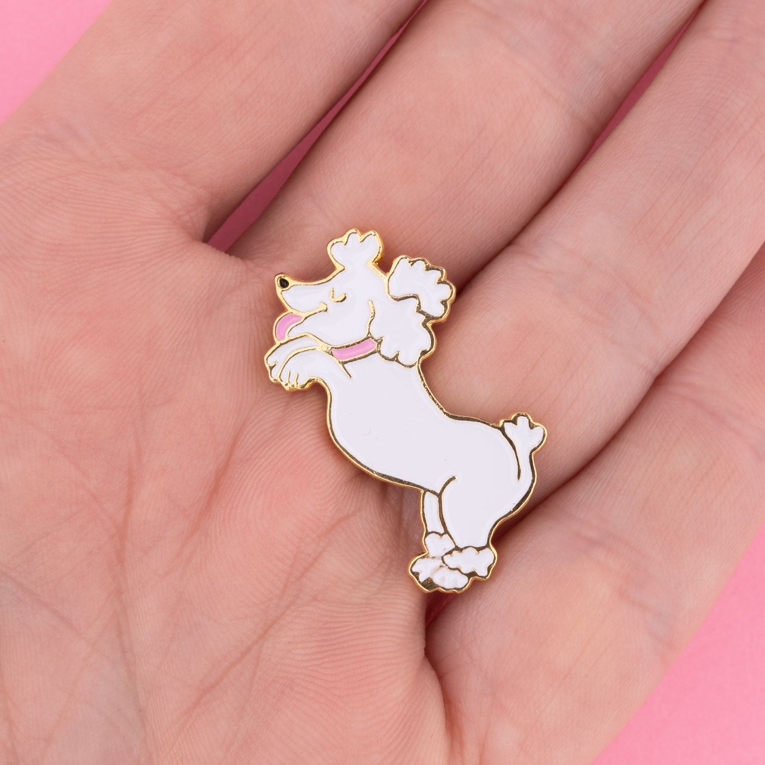 Poodle Pin