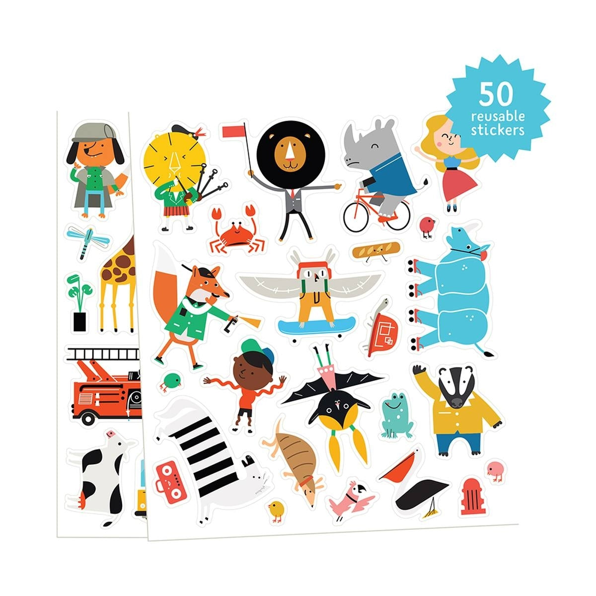Giant sticker poster: City