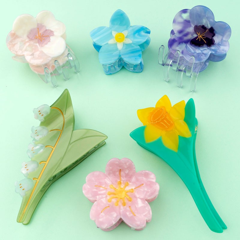 Lily of the Valley Hair Claw