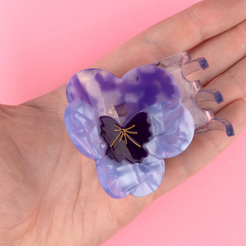 Pansy Hair Claw (Available in 2 colors)