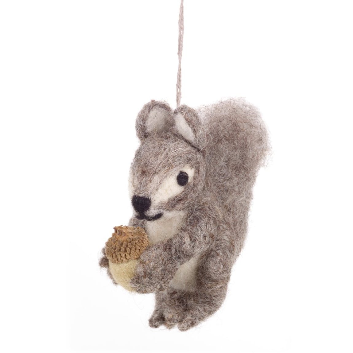 Handmade Eric the Squirrel Hanging Felt