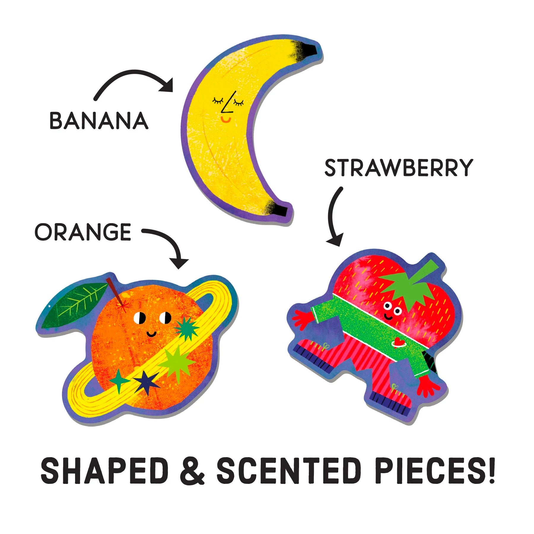 Scratch and Sniff Puzzles: Cosmic Fruits