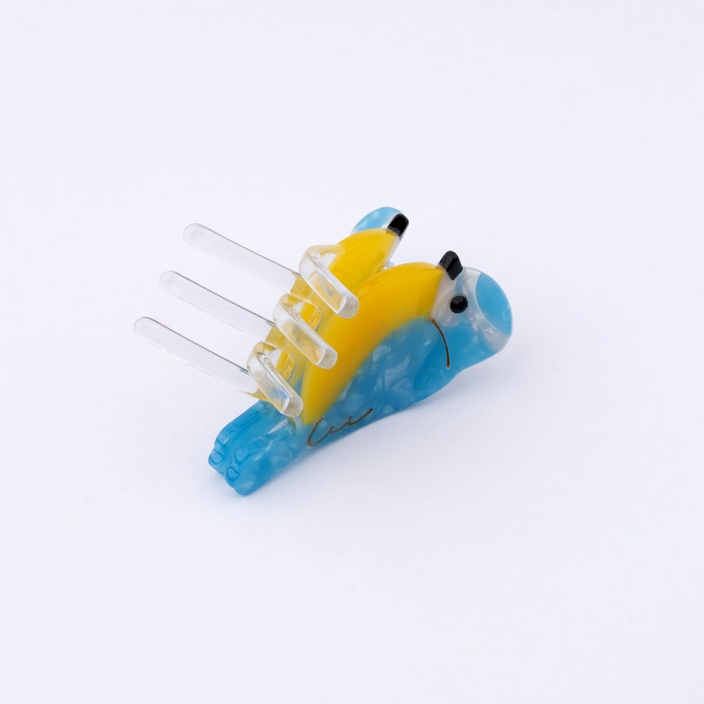 Blue Tit Mini Hair Claw