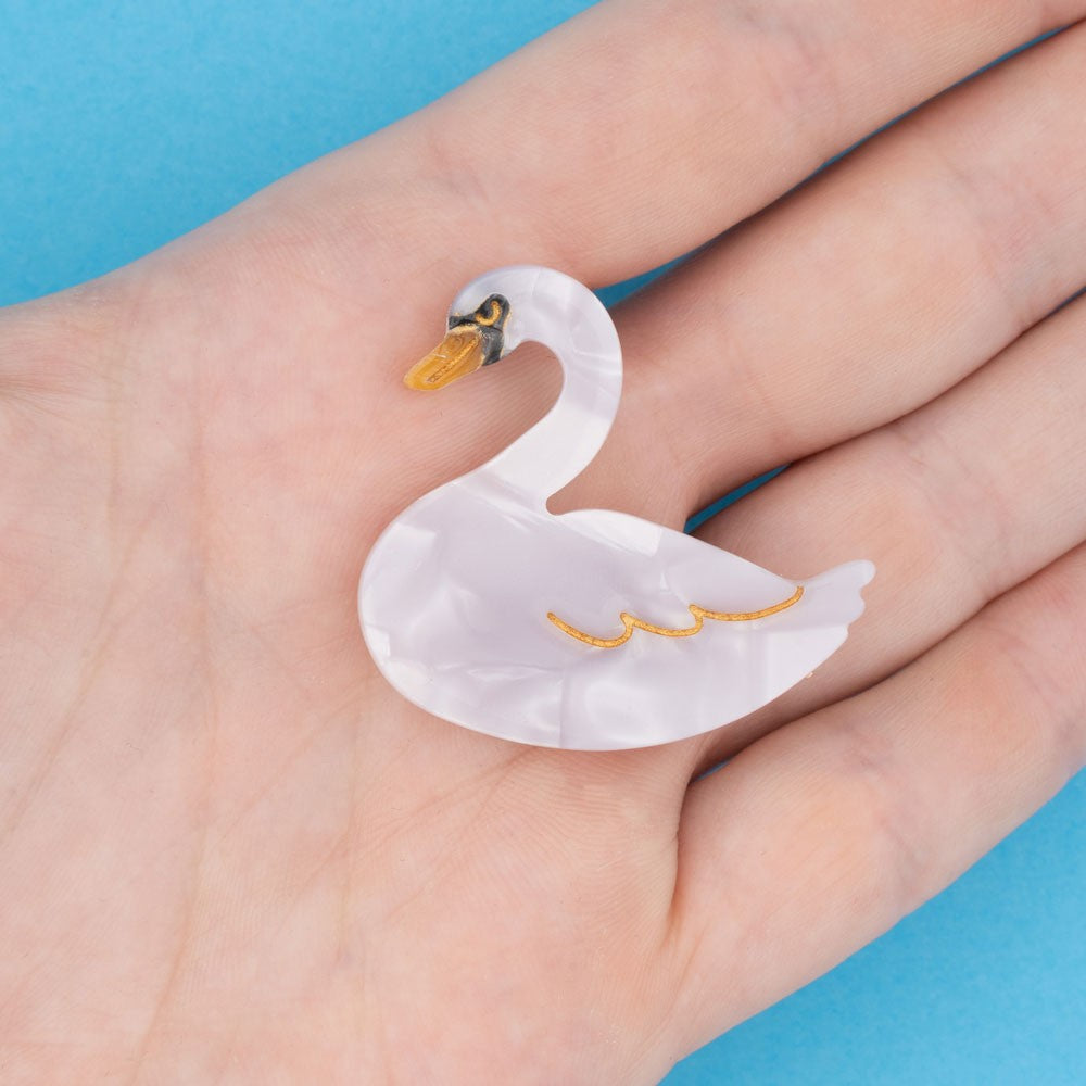 Swan Hair Clip