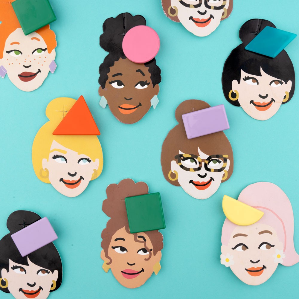 Round Hair Clip