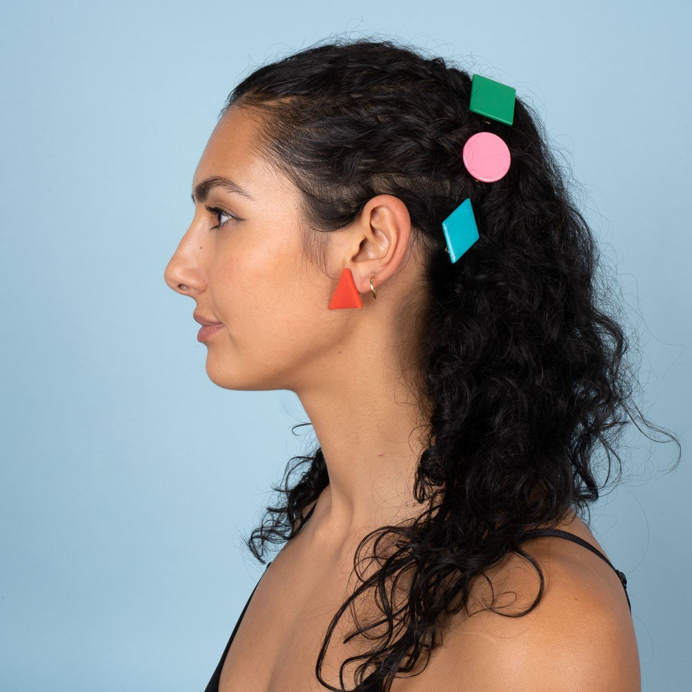Round Hair Clip