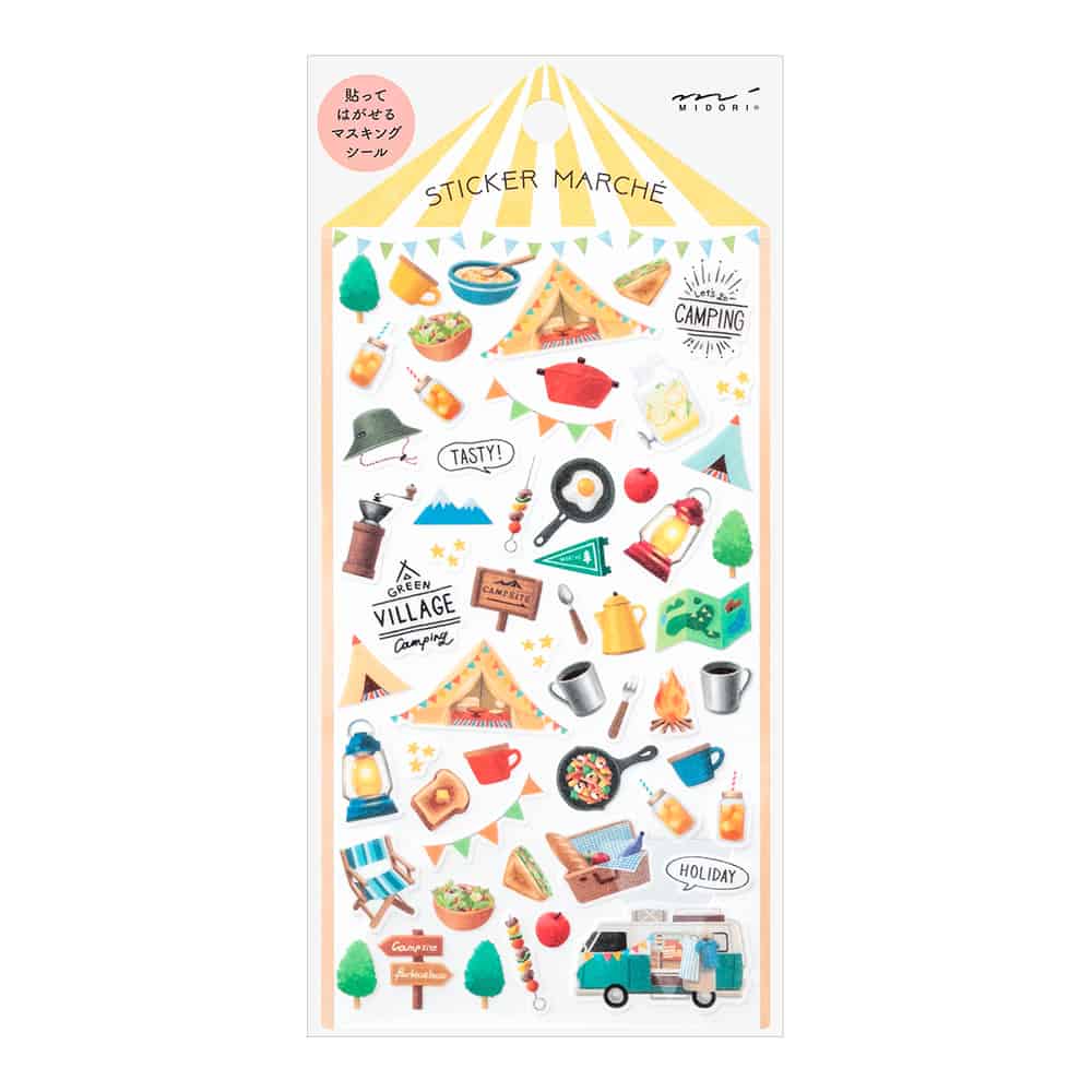 Washi Sticker Marché