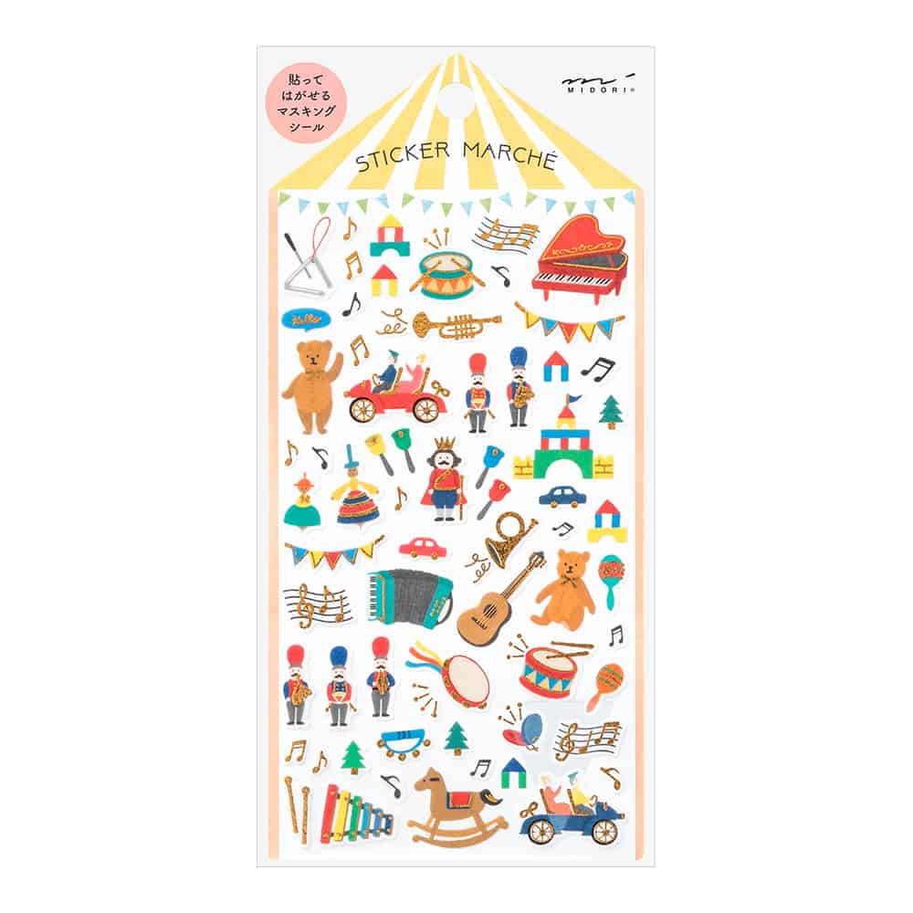 Washi Sticker Marché