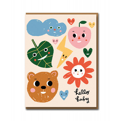 Greeting Card - Hello Baby