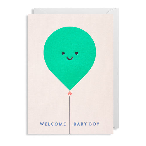 Greeting Card - Welcome Baby Boy