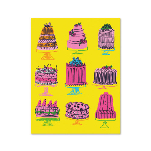Postcard - Birthday cake