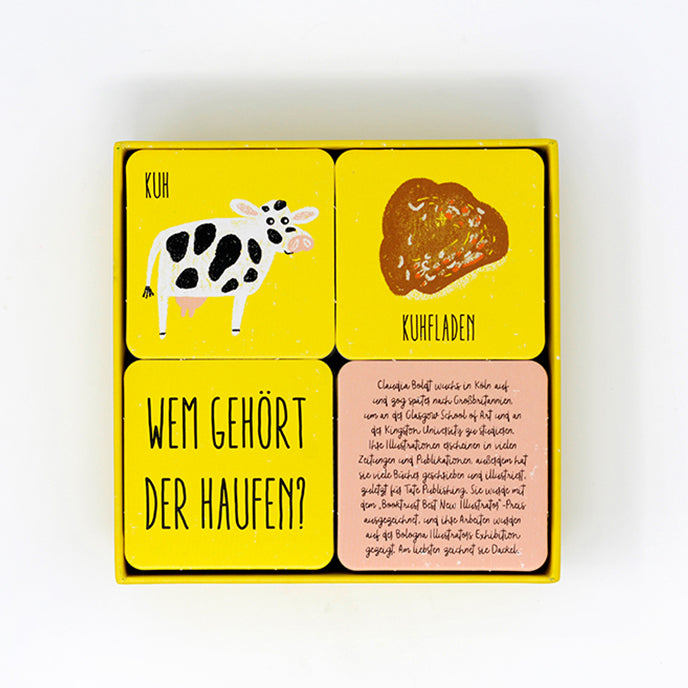 Memo-Spiel: Wem gehört der Haufen?(DE)