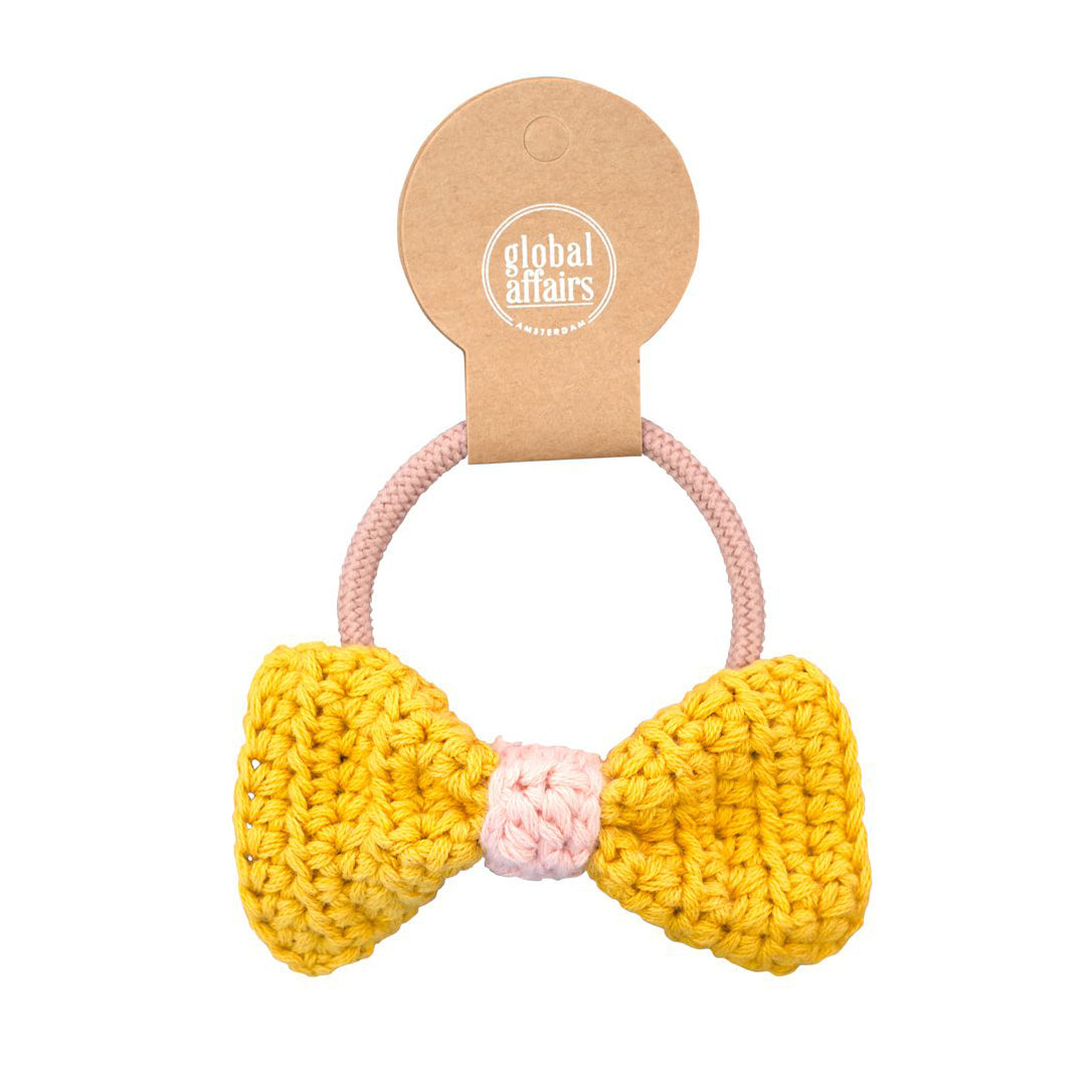 Knitted bow Hair Elastic