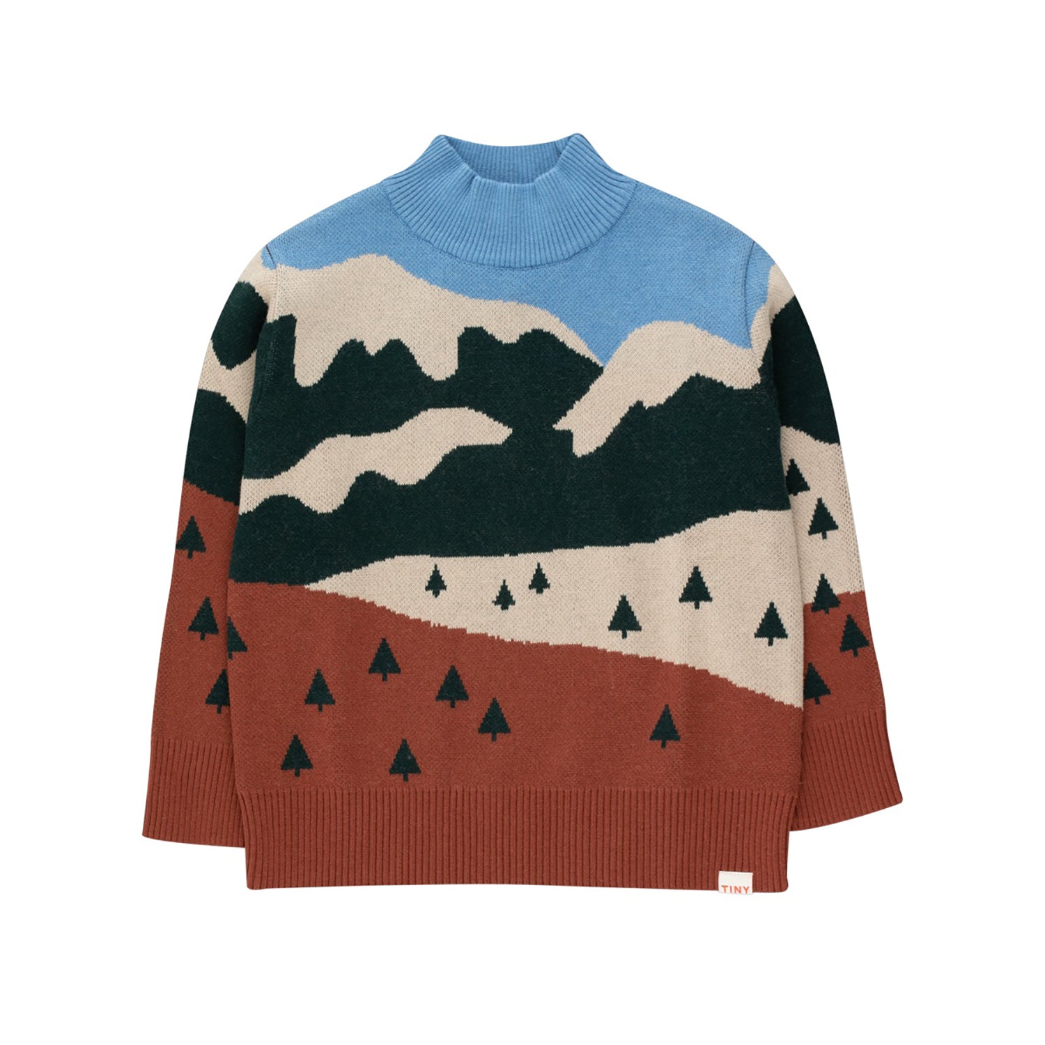 LANDSCAPE MOCKNECK SWEATER