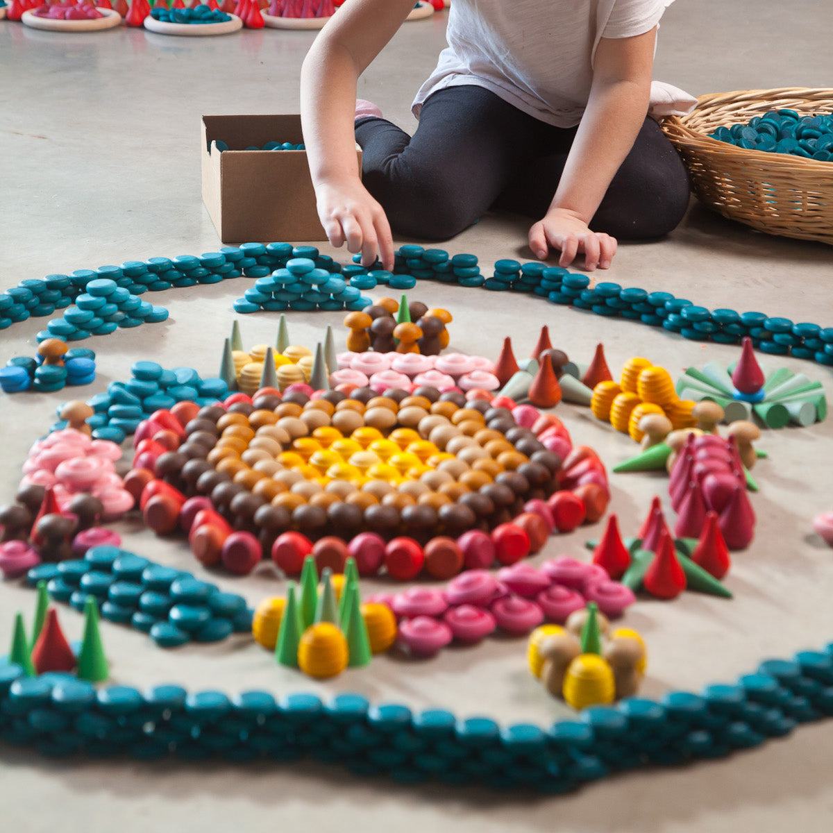 Mandala Little Mushrooms