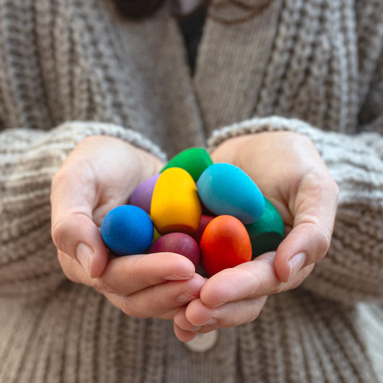 Mandala rainbow eggs