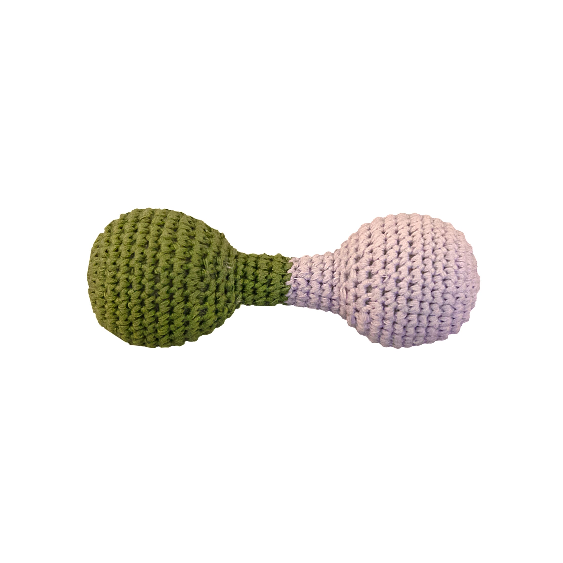Crochet Dumbbell Rattle