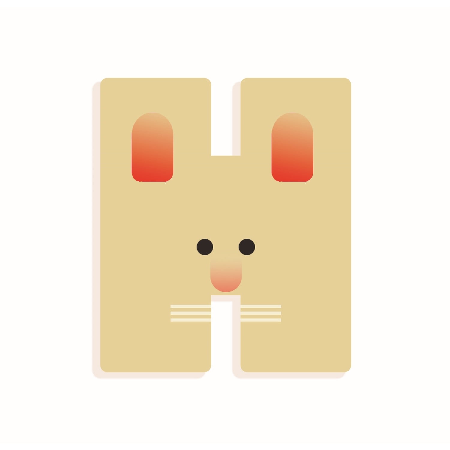 Wooden animal alphabet