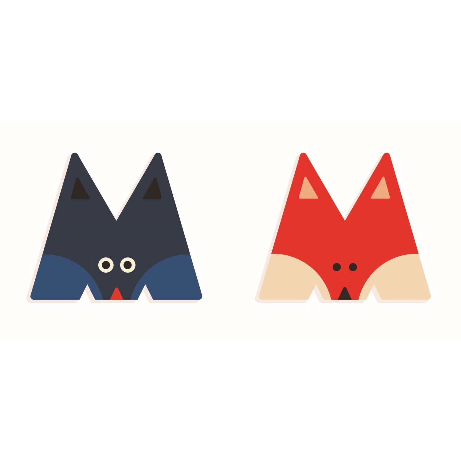 Wooden animal alphabet