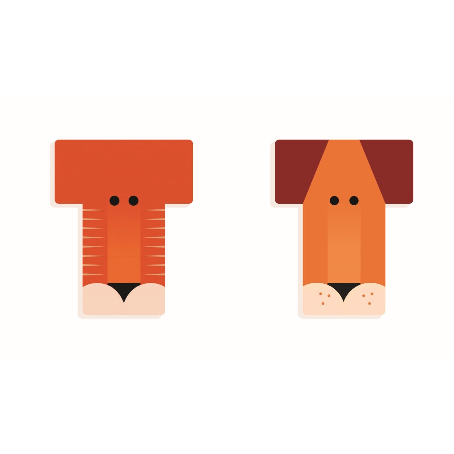 Wooden animal alphabet