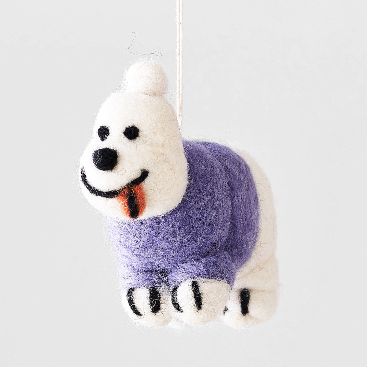 Bernie Hanging Felted Ornament