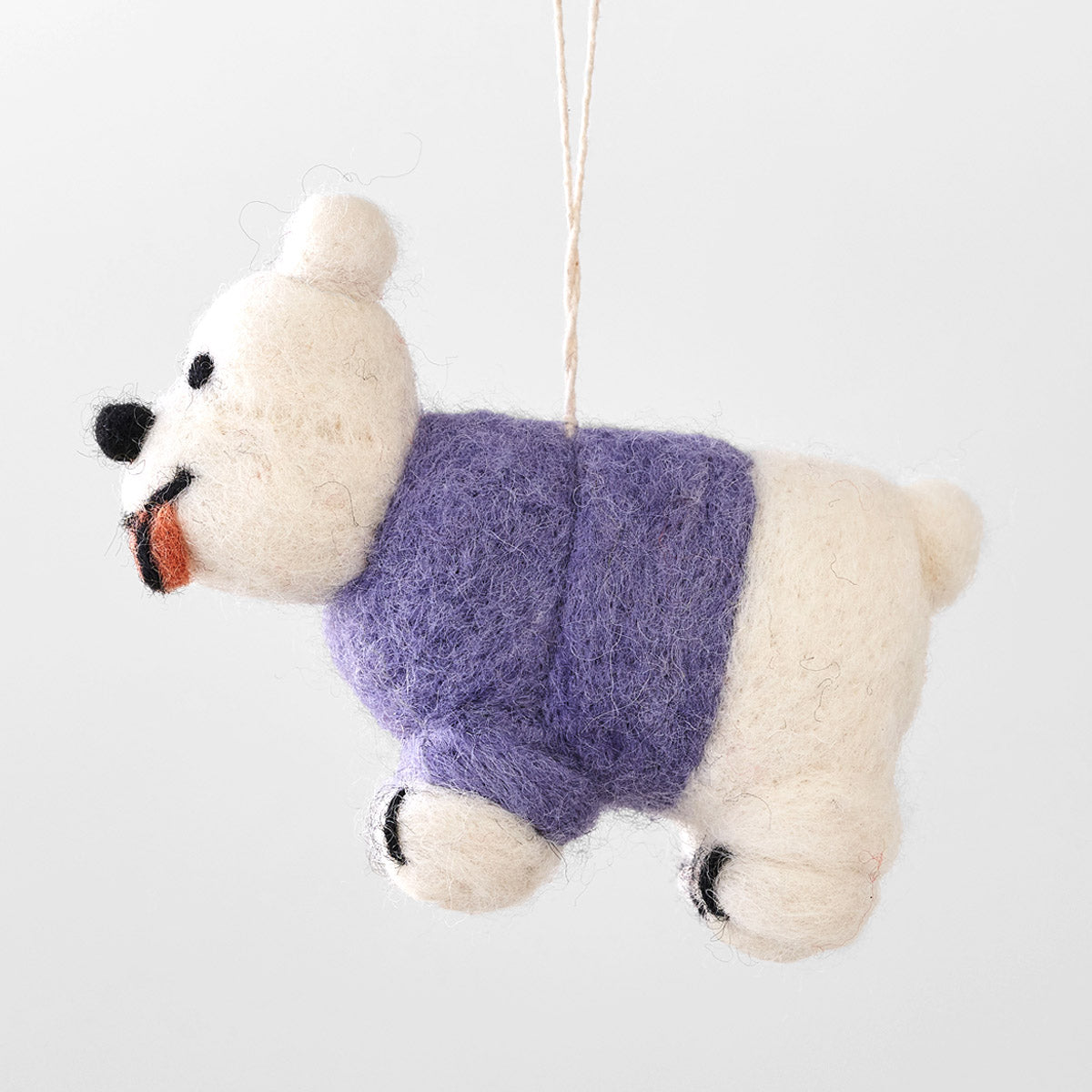 Bernie Hanging Felted Ornament