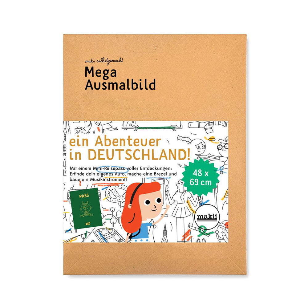 Mega Ausmalbild 'DEUTSCHLAND'