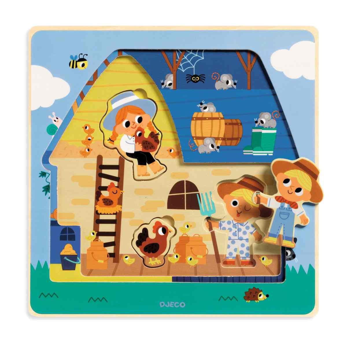 PUZZLE ON 3 LEVELS: CHEZ MOO