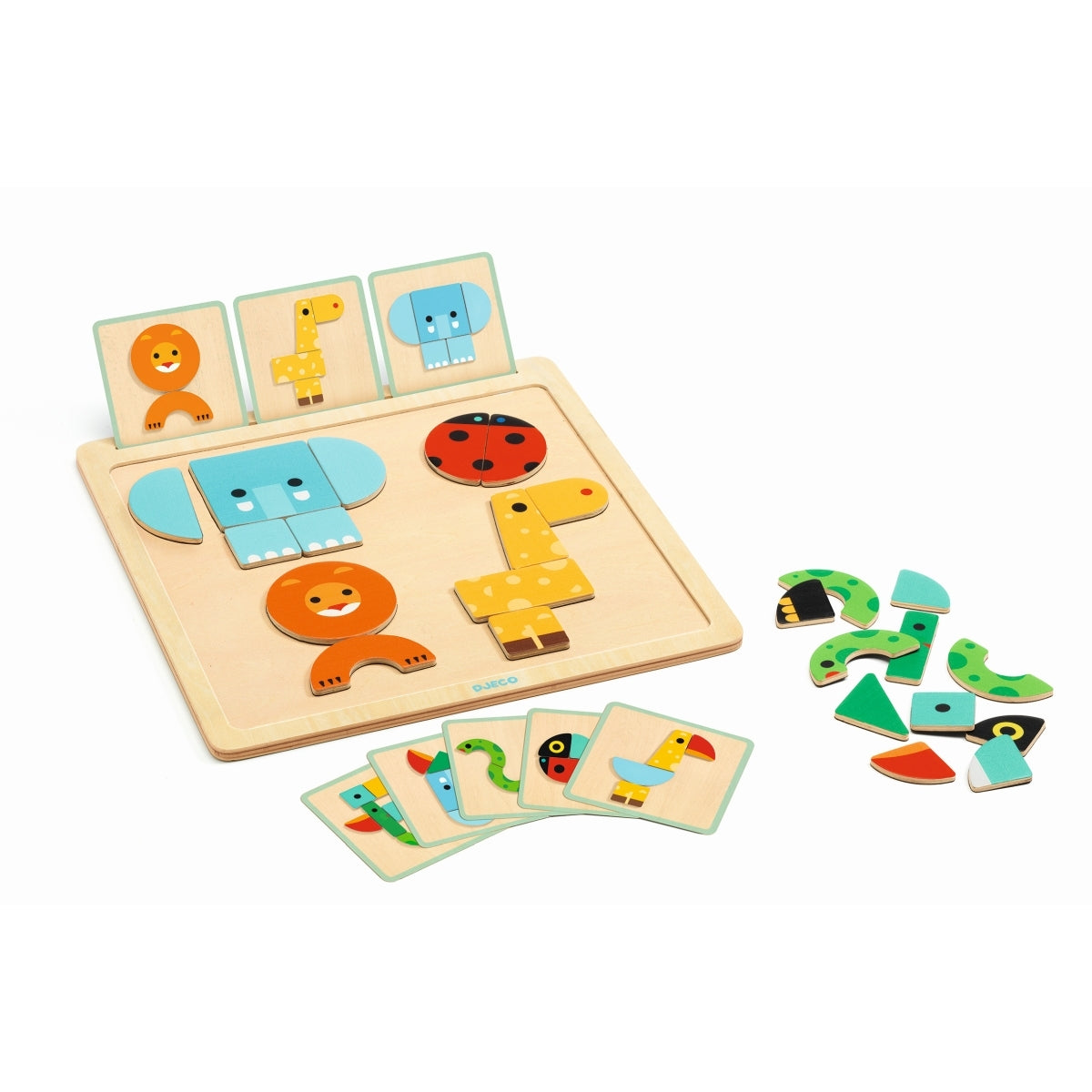GeoBasic magnet wooden game