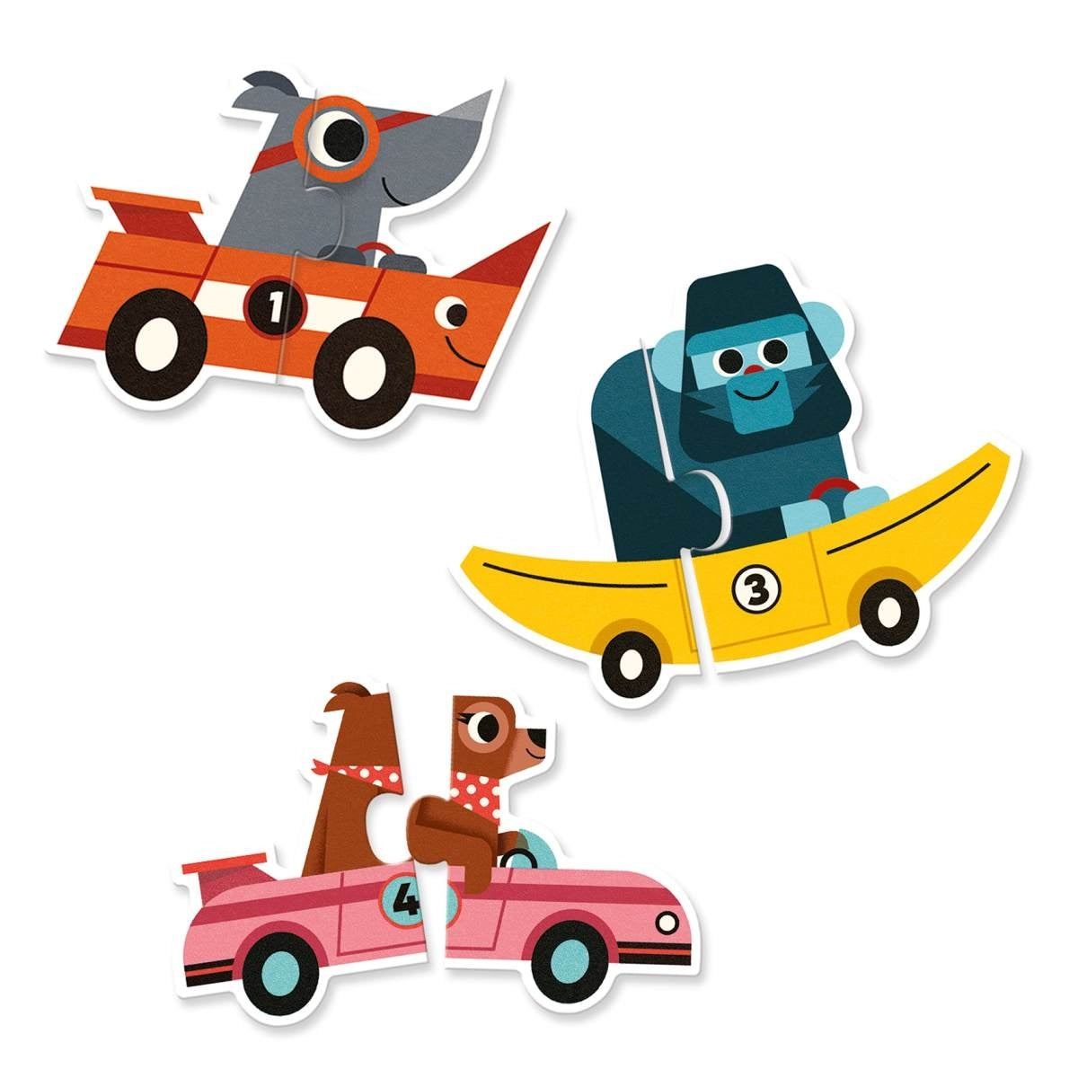 Racing Cars Puzzle Duo