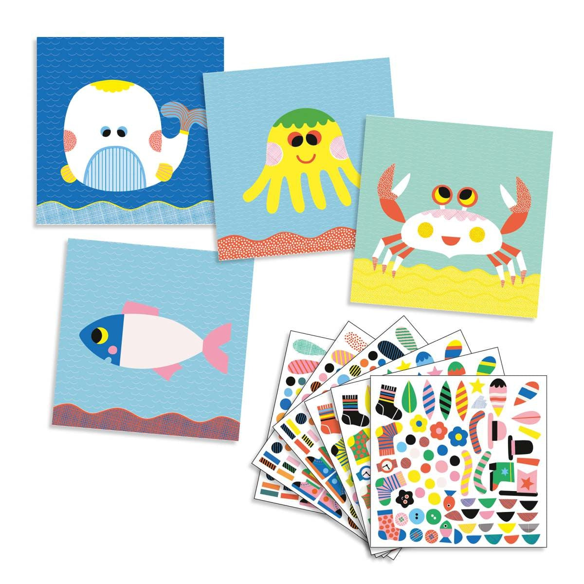 STICKER ART : SEA ANIMALS