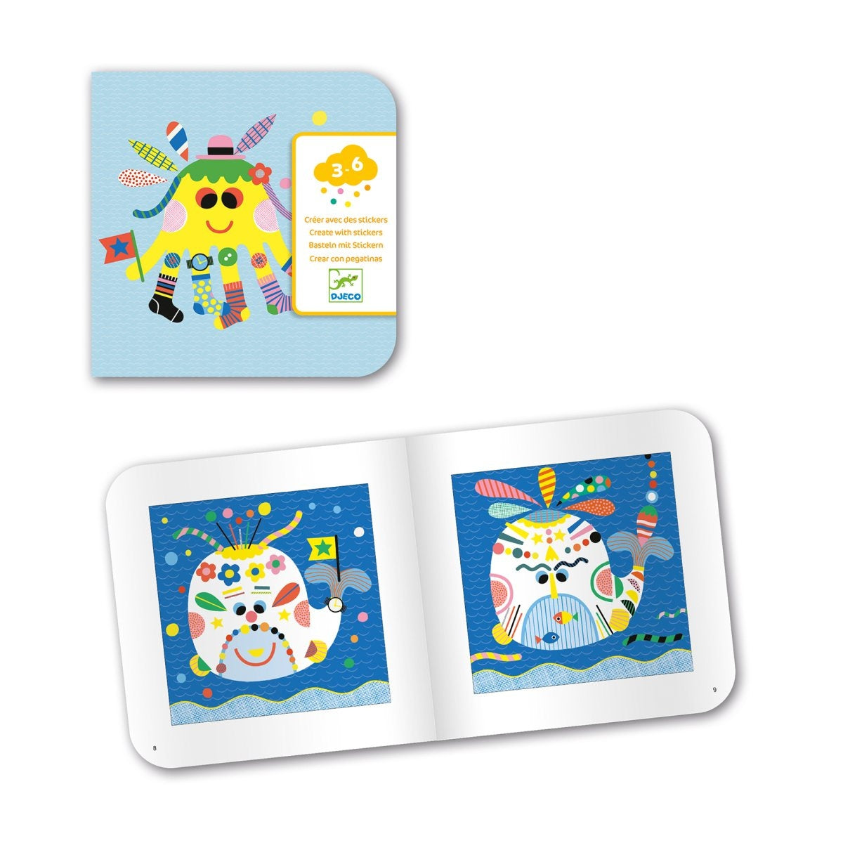 STICKER ART : SEA ANIMALS