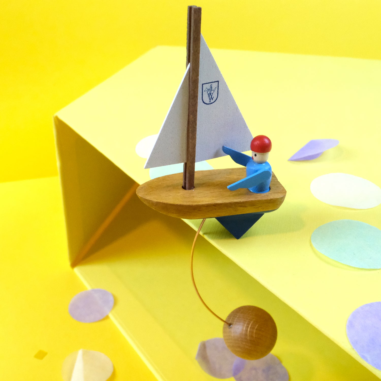 Rocking sailboat